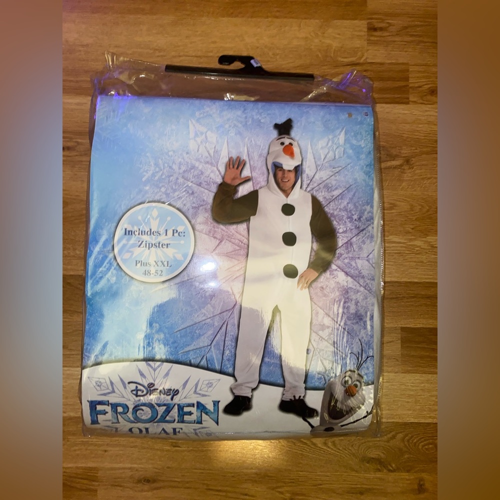 Adult Disney Frozen Olaf Zipster Size XXL